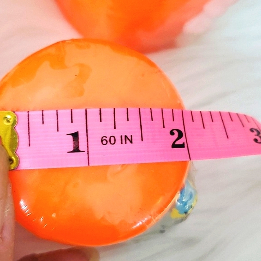 🆕️Vintage 90s 3D Textured Character Orange Halloween Wax Candles Set of Four 2" - Picture 12 of 14